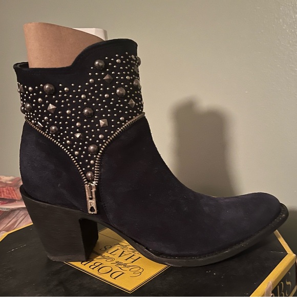 Old Gringo Indigo suede studded bootie - Picture 5 of 16